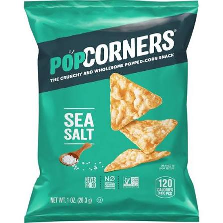 POP CORNERS VARIETY SEA SALT PACK 28 X 28.3 GR