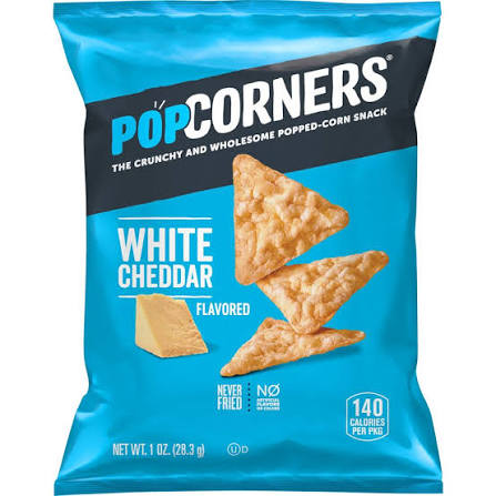 POP CORNERS VARIETY WHITE CHEDDAR PACK 28 X 28.3 GR