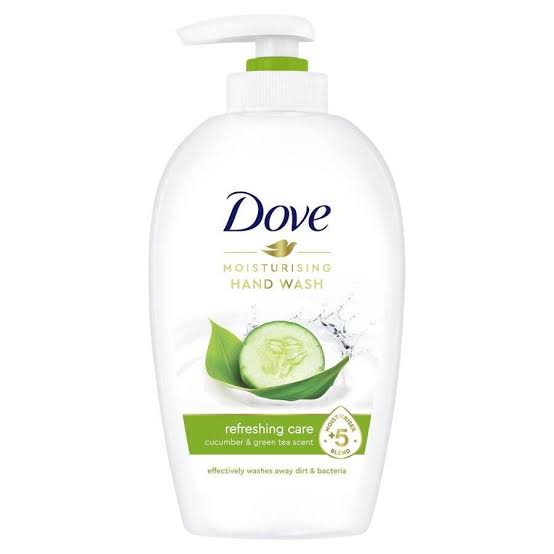 JABON LIQUIDO DOVE HAND SOAP CUCUMBER & GREEN TEA SCENT 6 UNIDADES X 250 ML
