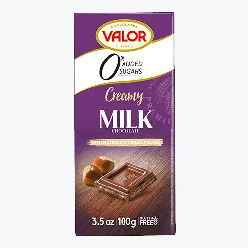 CHOCOLATES VALOR CIN LECHE 100 GR