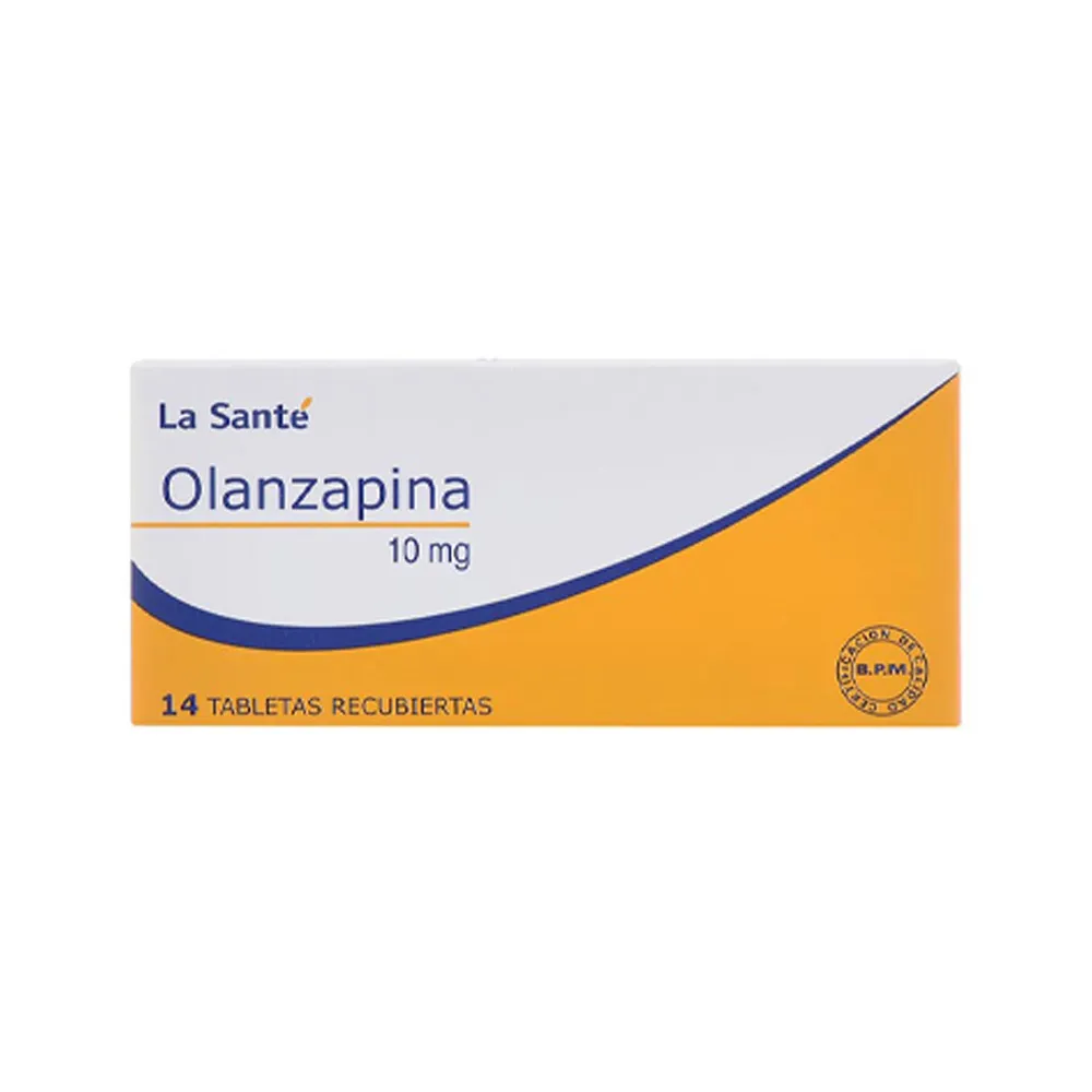 OLANZAPINA 10MG X 14 TABLETAS LASANTE