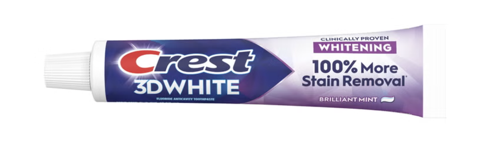 CREMA DENTAL CREST 3D WHITE 100% MORE STAIN REMOVAL 147 GR