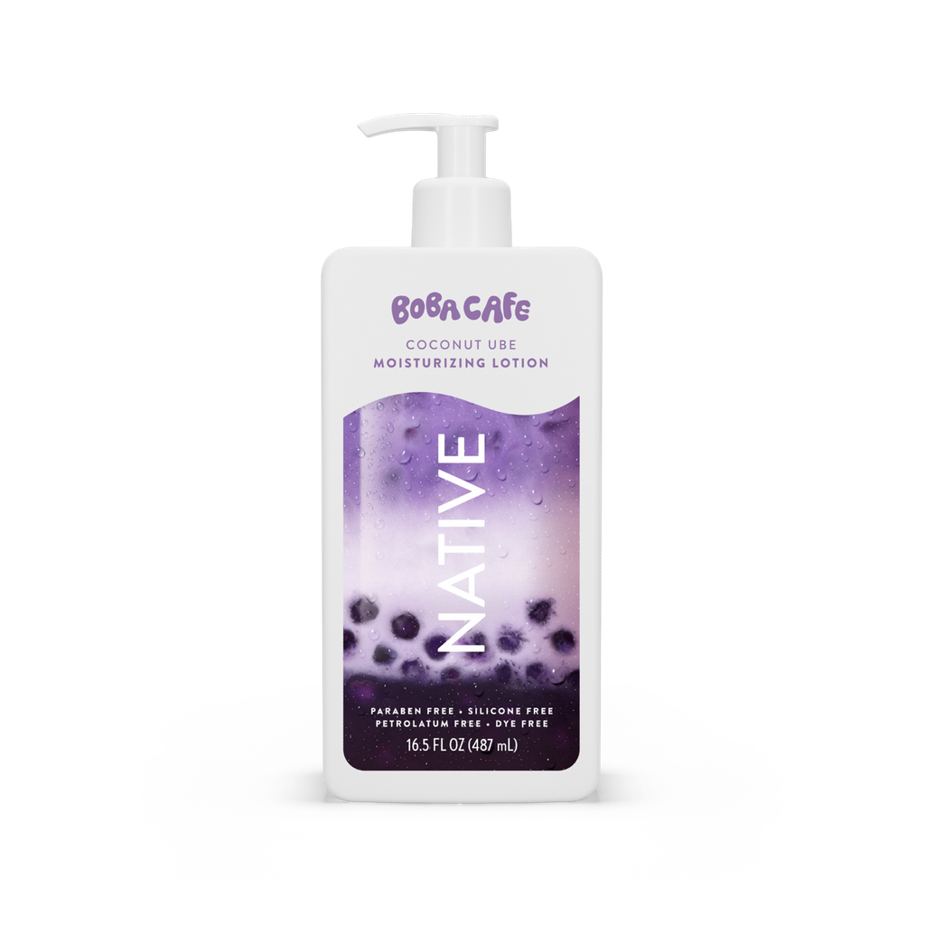 NATIVE BOBA CAFÉ COCONUT UBEMOUSTURIZING LOTION