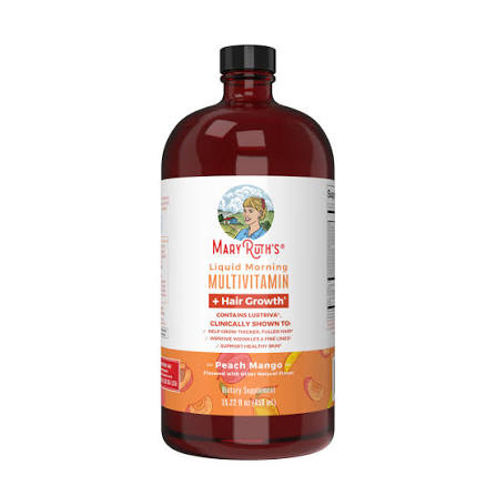 MARY RUTH'S LIQUID MORNING MULTIVITAMIN + HAIR GROWTH 450ML