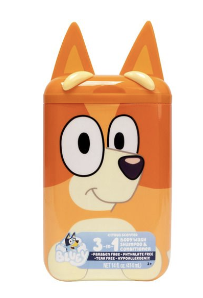 BLUEY 3EN1 CITRUS SCENTED BODY WASH - SHAMPOO & ACONDICIONADOR 414 ML