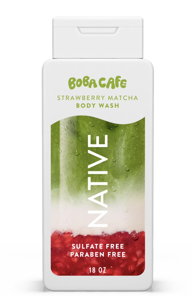 NATIVE BOBA CAFÉ MATCHA FRESA BODY WASH 532ML