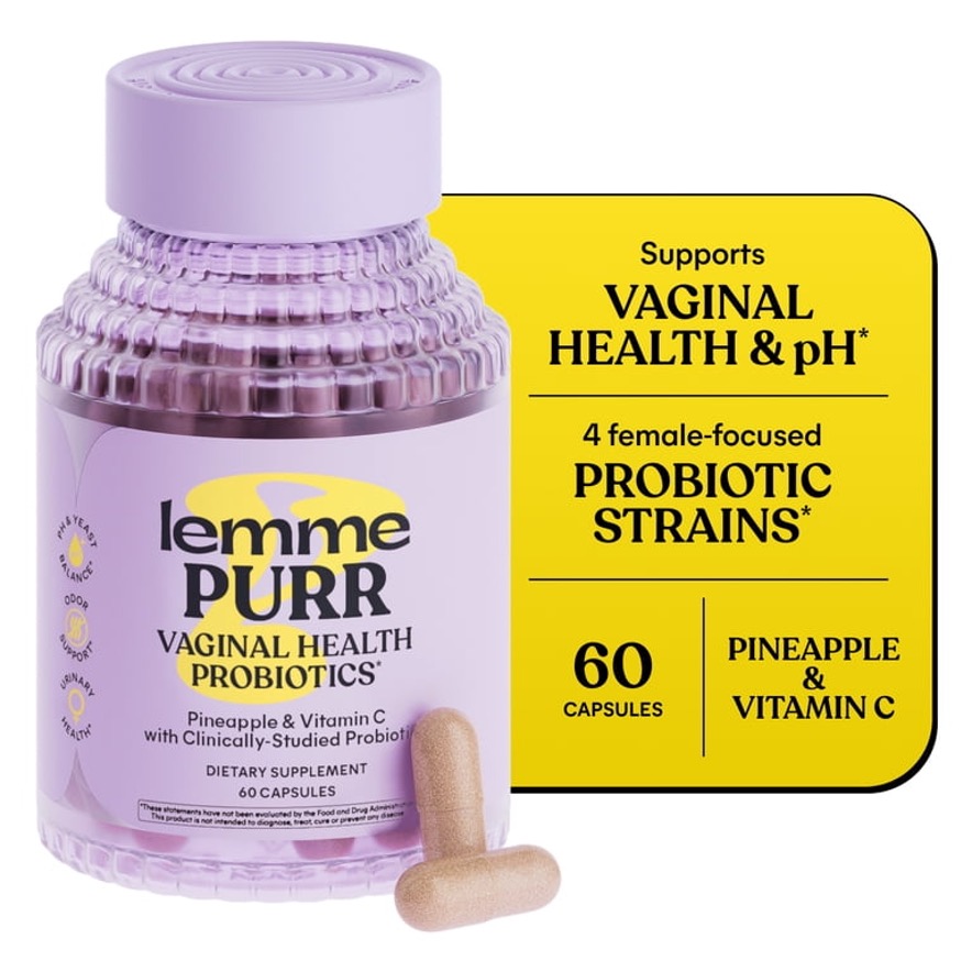 PROBIOTICO VAGINAL PINEAPPLE & VITAMIN C 60 CAP LEMME PURR