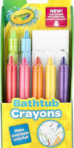 CRAYOLA BATHTUUB CRAYONS 7 CRAYONS