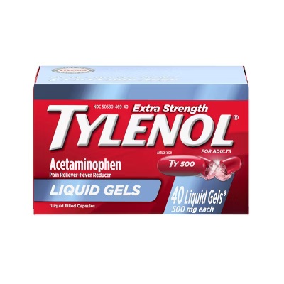 TYLENOL PAIN RELEASE-FEVER REDUCER X 18 GEL CAPS