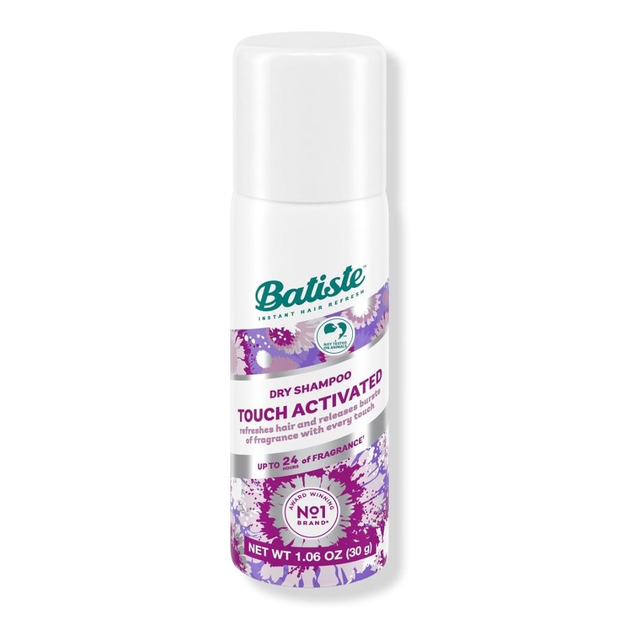 SHAMPOO BATISTE EN SECO REFRESHES HAIR AND RELEASES BURSTS