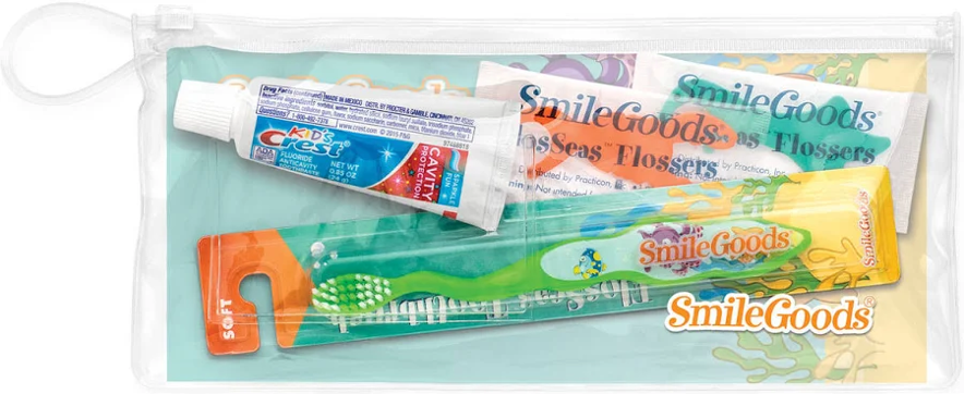SMILEGOODS KIT DENTAL NIÑOS 3PZAS