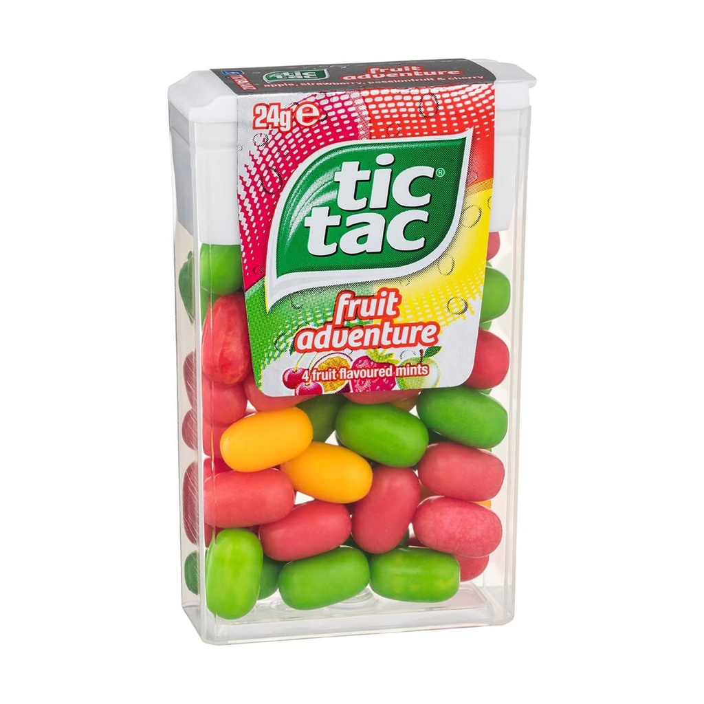 CARAMELOS TIC TAC FRUIT ADVENTURE 49 GR