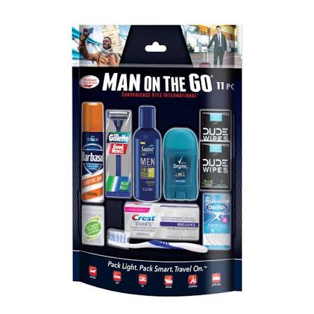 MAN ON THE GO KIT VIAJERO CABALLERO 11PZAS