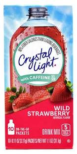 CRYSTAL LIGHT CON CAFEINA FRESA 10 SOBRES