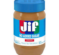 MANTEQUILLA DE MANI JIF SIN AZUCAR AZUL 950 G
