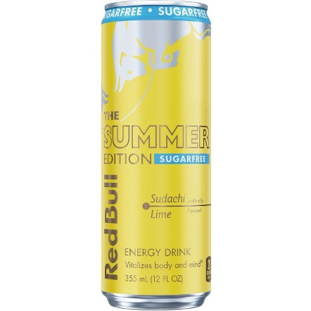 RED BULL THE SUMMER EDITION SUGARFREE  SUDACHI LIME 355 ML