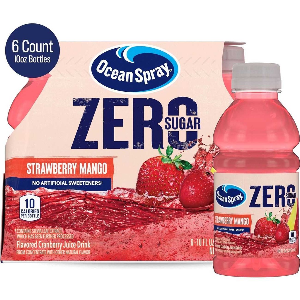 OCEANSPRAY FRESA MANGO ZERO SUGAR 295ML