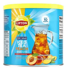 LIPTON ICED TEA ZERO SUGAR  EN POLVO 82 G