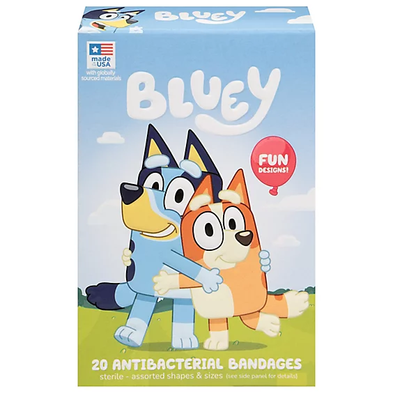 BANDAGES BLUEY X 20 UND