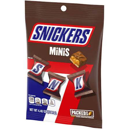 CHOCOLATE SNICKERS MINIS 124.7 GR