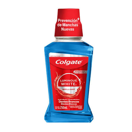 ENJUAGUE BUCAL COLGATE LUMINOUS WHITE 250ML