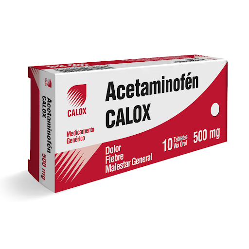 ACETAMINOFÉN 500MG 10 TAB CALOX