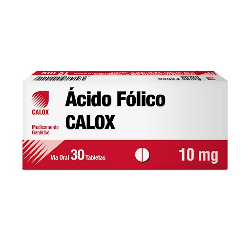 ACIDO FOLICO 10 MG 30 TAB CALOX