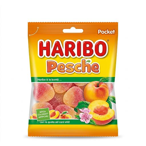 GOMITAS HARIBO DE DURAZNO 80G