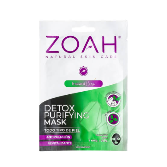 MASCARILLA FACIAL DETOX PURIFYING 25GR ZOAH