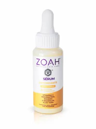 SERUM ANTIOXIDANTE FACIAL ROSTRO Y CUELLO ZOAH 30ML