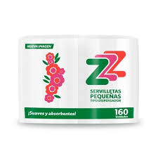 SERVILLETAS PEQUEÑA POLY 160 UNIDADES