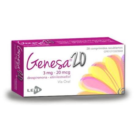 GENESA 3MG/0,02MG X 28 COMP LETI
