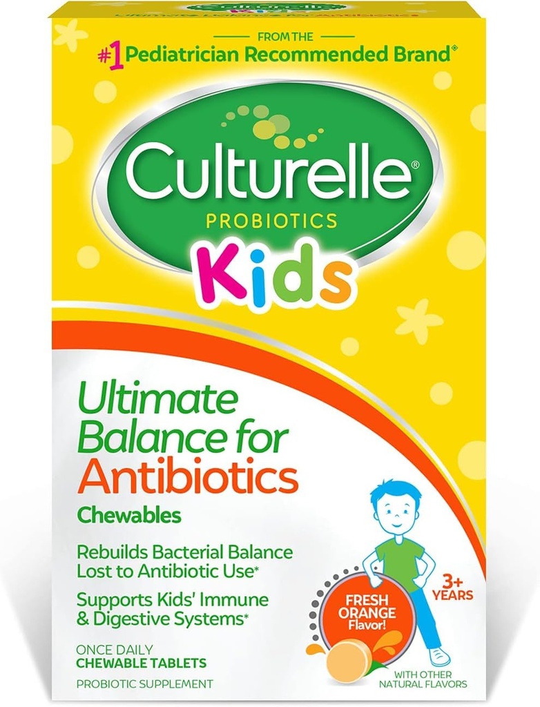 CULTURELLE ULTIMATE BALANCE FOR ANTIBIOTICS 20 CHEWABLE TABLETS OFERTA