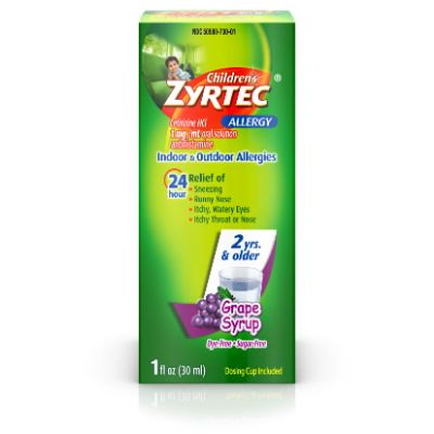 ZYRTEC CHILDRENS 24H 1MG 30ML SABOR UVA OFERTA