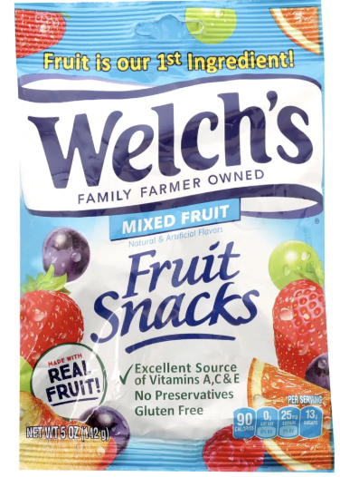 GOMITA WELCHS MIXED FRUIT 142 GR