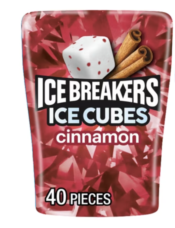 CHICLE ICE BREAKERS ICE CUBE CINNAMON 40 CT