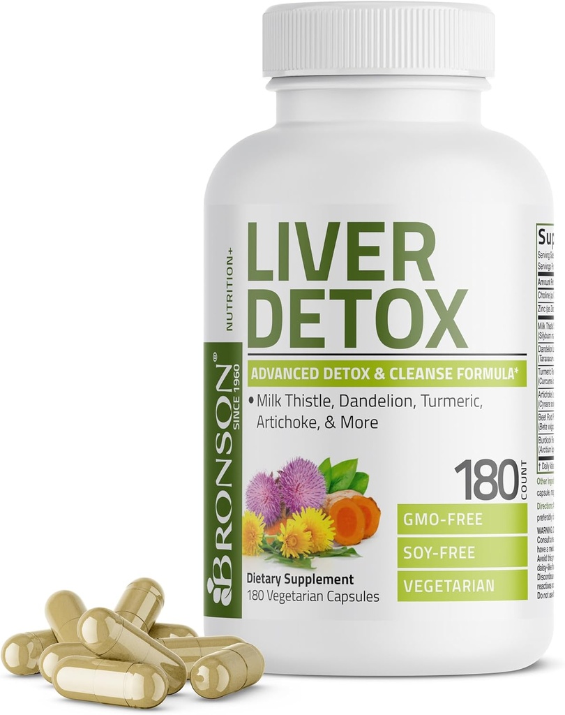 LIVER DETOX 180 COUNT BRONSON SINCE 1960