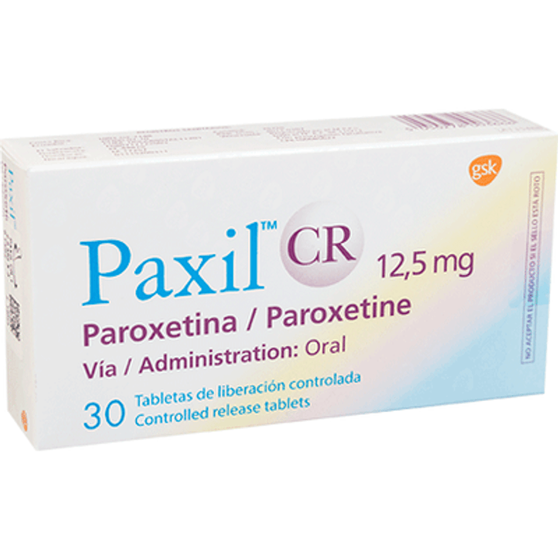 PAXIL CR 12,5MG X 30 TAB LC GSK OFERTA