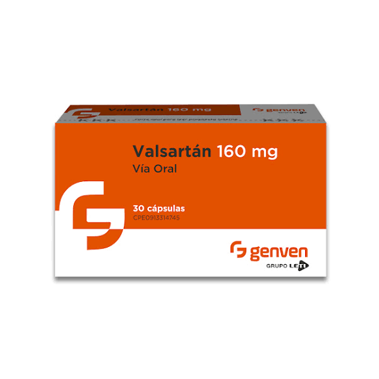 VALSARTAN 160 MG 30CAP GENVEN