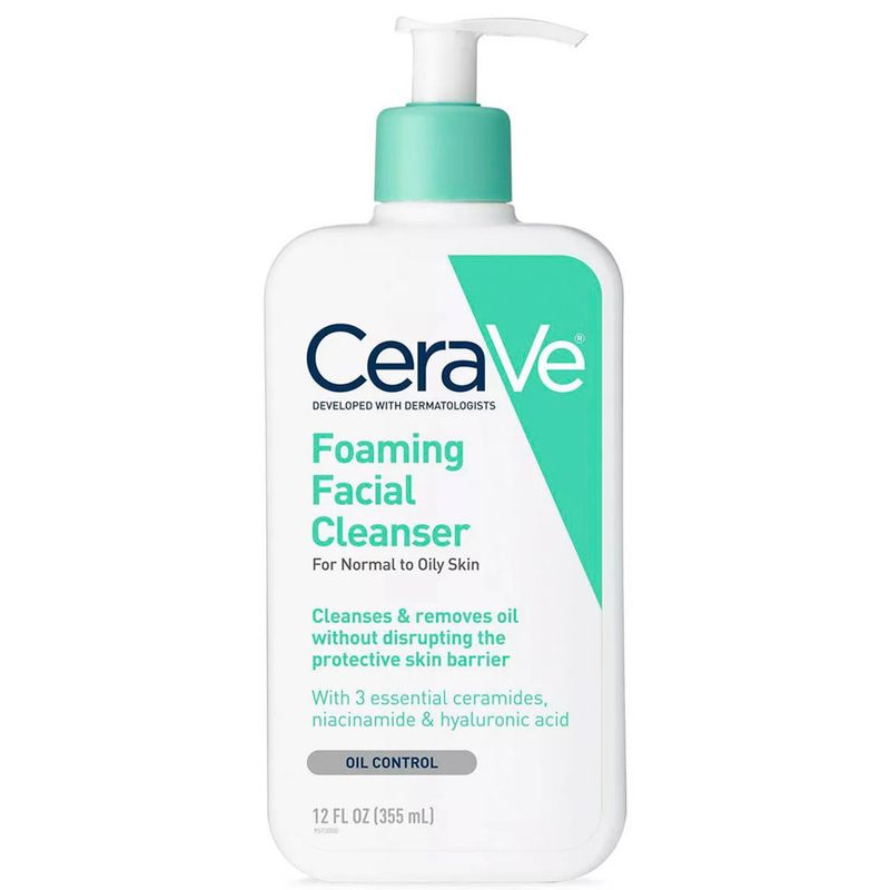 CERAVE FOAMING FACIAL CLEANSER 355ML OFERTA