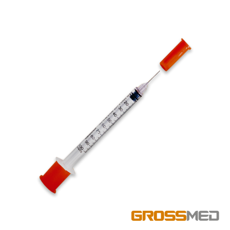 JERINGA 1ML 30G X 1/2" UND GROSSMED