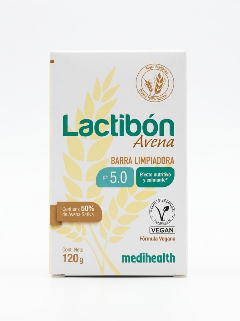 LACTIBON BARRA LIMPIADORA 5.0PH AVENA 120 GR MEDIHEALTH