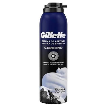 GILLETTE ESPUMA DE AFEITAR CARBON ACTIVADO 150G