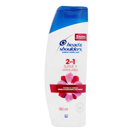 HEAD & SHOULDERS 2EN1 SUAVE Y MANEJABLE 180ML