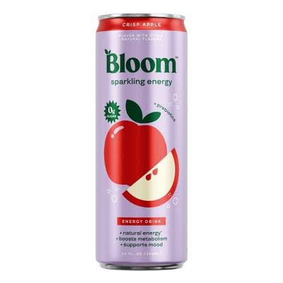 BEBIDA ENERGIZANTE BLOOM CRISP APPLE 355 ML