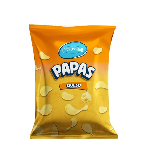 PAPAS FRITAS SABOR QUESO CRUSTISSIMO 115G