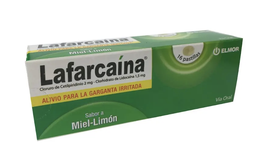 LAFARCAINA 16 PASTILLAS SABOR A MIEL-LIMON ELMOR