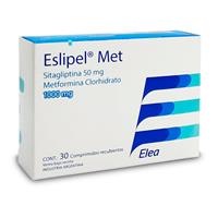 ESLIPEL MET 50/1000MG 30 COMP