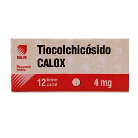TIOCOLCHICOSIDO 4MG 12TAB CALOX