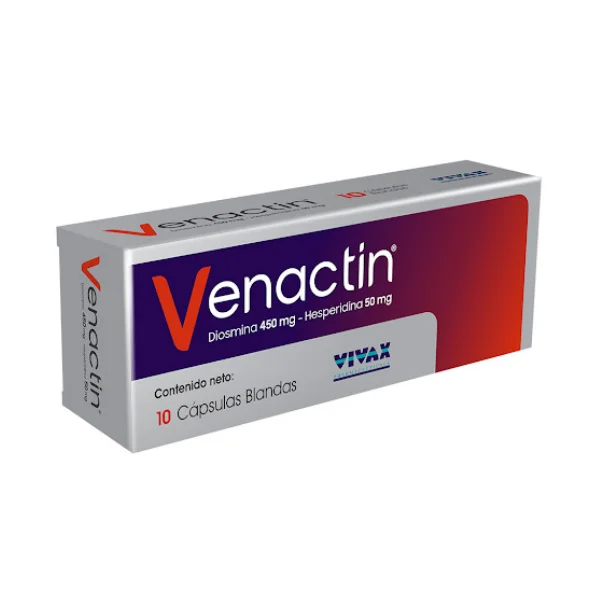 VENACTIN 450/50MG 10 CAP BLANDAS VIVAX